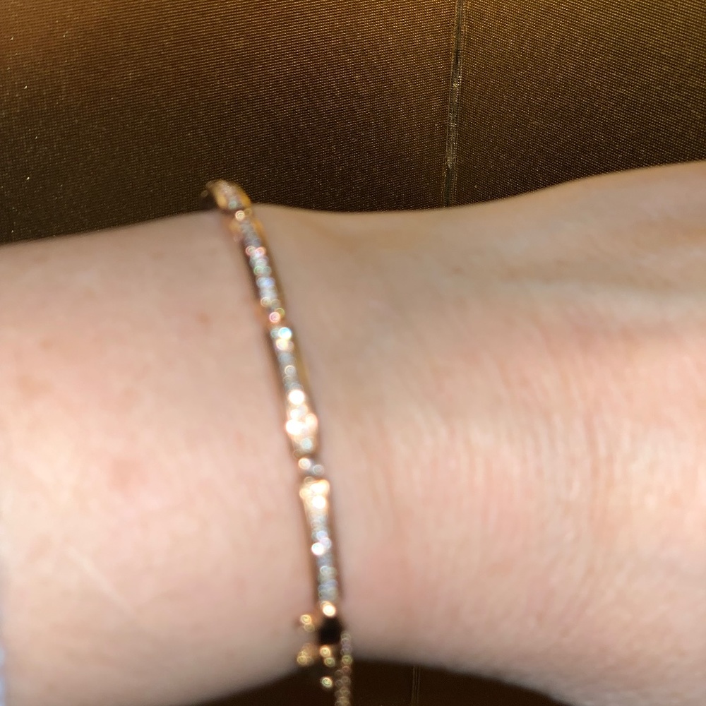 Designers 14 K Rose Bangle by Le Vian